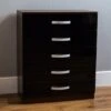 Hulio Black And Walnut 5 Drawer Chest -Cheap Bed Store hulio black and walnut 5 drawer chest p54040 72137 zoom