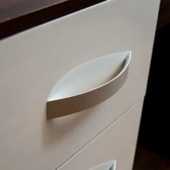 Hulio White And Walnut 3 Drawer Dressing Table -Cheap Bed Store hulio white and walnut 3 drawer dressing table p53855 71236 zoom