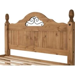 Huxley Pine Scroll Bed With High Foot End -Cheap Bed Store huxley pine scroll bed with high foot end p69372 119257 zoom