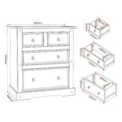 Huxley Pine Trio Set -Cheap Bed Store huxley pine trio set p69257 108013 zoom