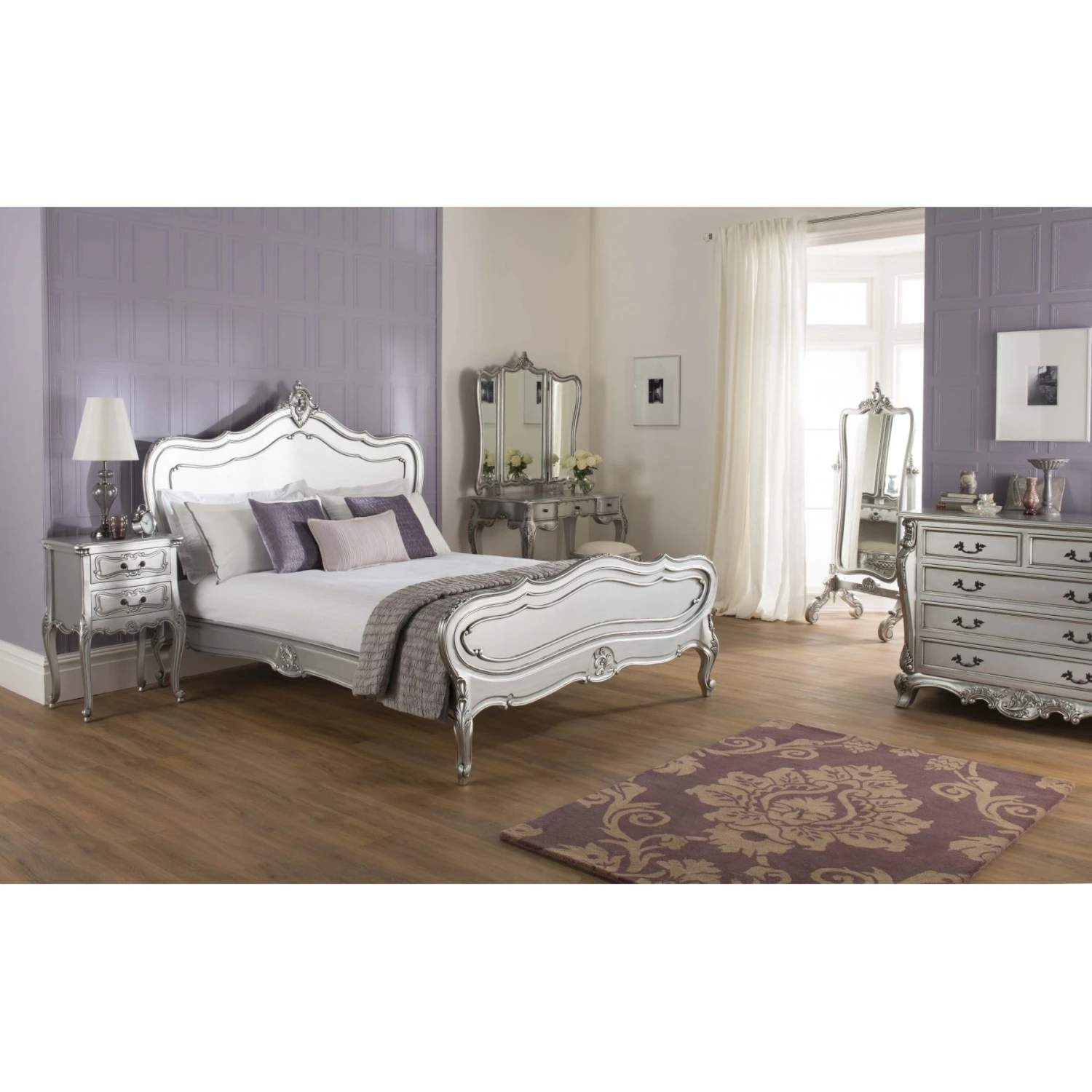 La Rochelle Antique French Style Bedside 4 La Rochelle Antique French Style Bedside - Image 2