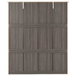 Lisbon Black Wood Grain 4 Door Wardrobe -Cheap Bed Store lisbon black wood grain 4 door wardrobe p80316 157451 zoom