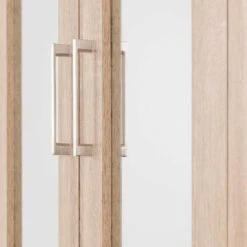 Lisbon Light Oak Effect 4 Door Wardrobe -Cheap Bed Store lisbon light oak effect 4 door wardrobe p80315 157443 zoom