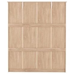 Lisbon Light Oak Effect 4 Door Wardrobe -Cheap Bed Store lisbon light oak effect 4 door wardrobe p80315 157446 zoom