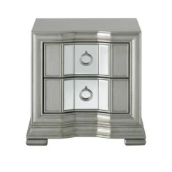 Lucca 2 Drawer Grey Mirrored Cabinet -Cheap Bed Store lucca 2 drawer grey mirrored cabinet p81372 163824 zoom