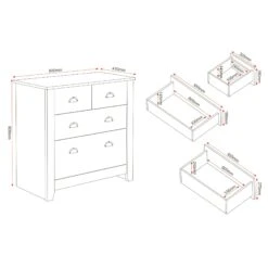 Ludlow White Trio Set -Cheap Bed Store ludlow white trio set p69268 108019 zoom