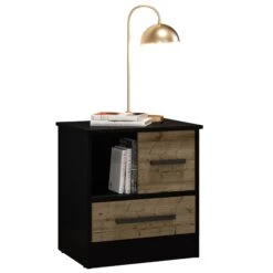Madrid 2 Drawer Bedside Table -Cheap Bed Store madrid 2 drawer bedside table p76477 123142 zoom