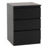Malvern Black 3 Drawer Bedside -Cheap Bed Store malvern black 3 drawer bedside p76496 123266 zoom