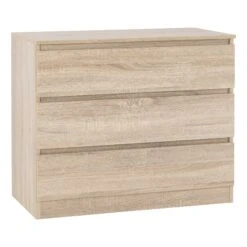 Malvern Sonoma Oak 3 Drawer Chest