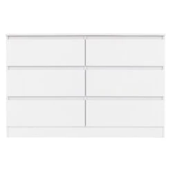 Malvern White 6 Drawer Chest -Cheap Bed Store malvern white 6 drawer chest p76511 123372 zoom
