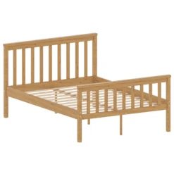 Cheap Bed Store -Cheap Bed Store milan pine wooden bed with high foot end p72973 145627 zoom
