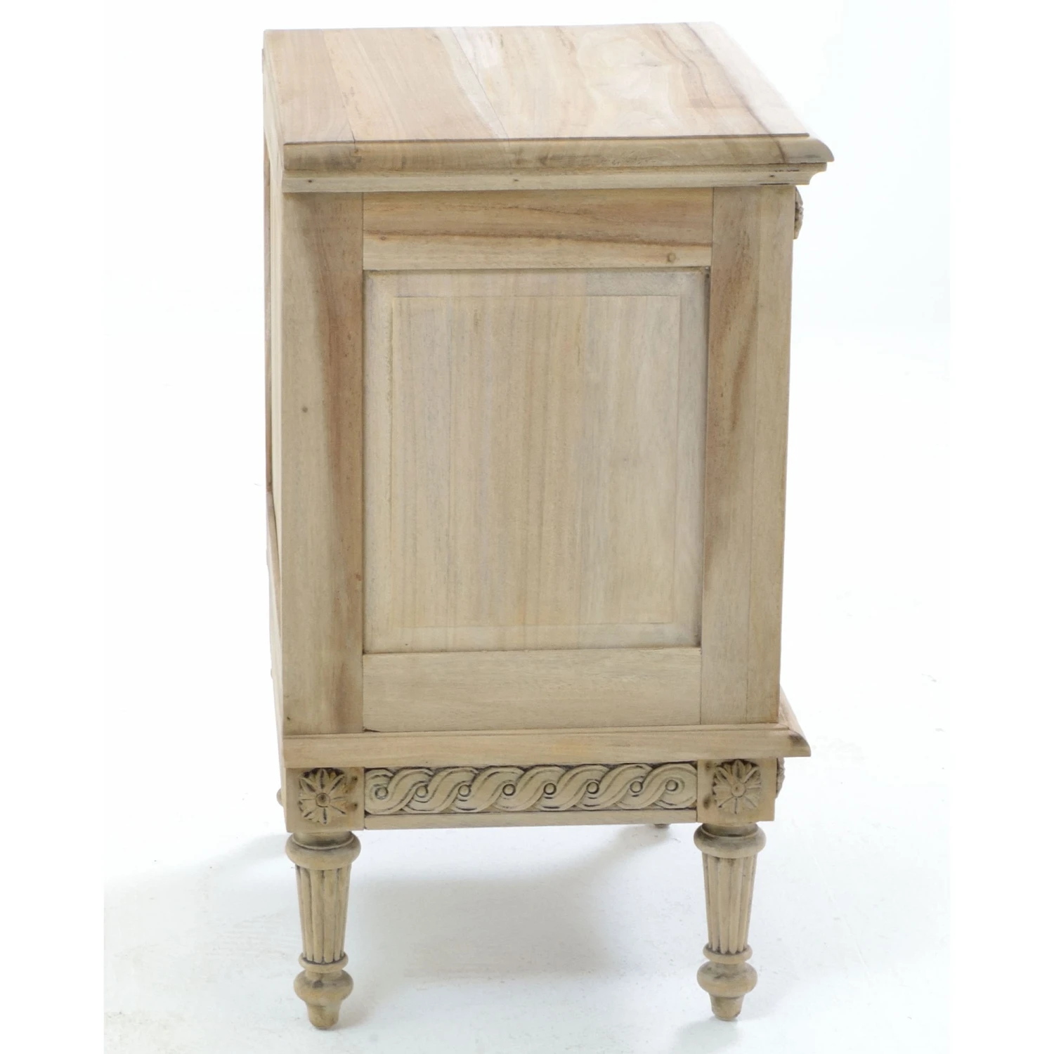 Natural 2 Drawer Vintage Bedside 5 Natural 2 Drawer Vintage Bedside - Image 3