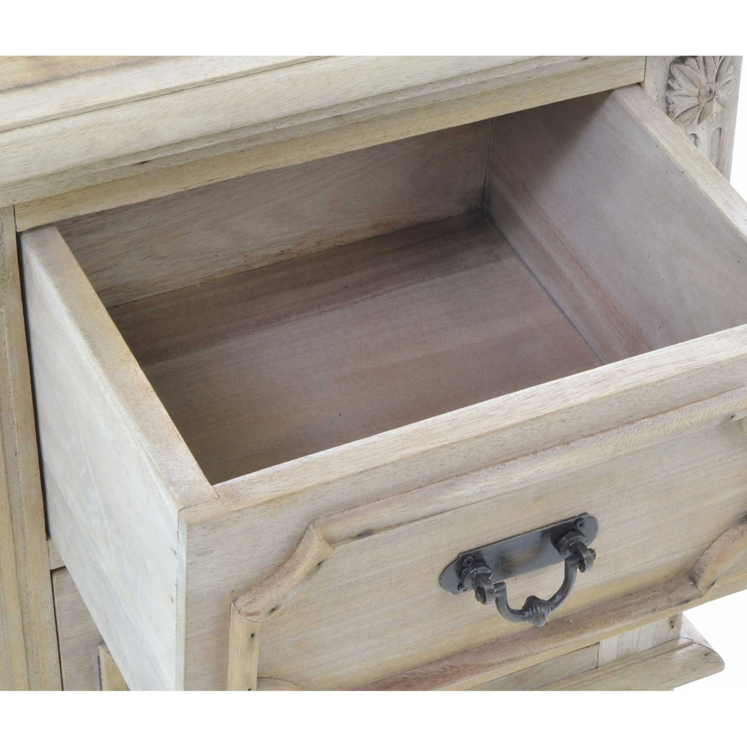 Natural 2 Drawer Vintage Bedside 10 Natural 2 Drawer Vintage Bedside - Image 8