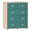 Neptune Blue & Oak 5 Drawer Chest 2 Neptune Blue & Oak 5 Drawer Chest -Cheap Bed Store neptune blue oak 5 drawer chest p79157 137425 zoom
