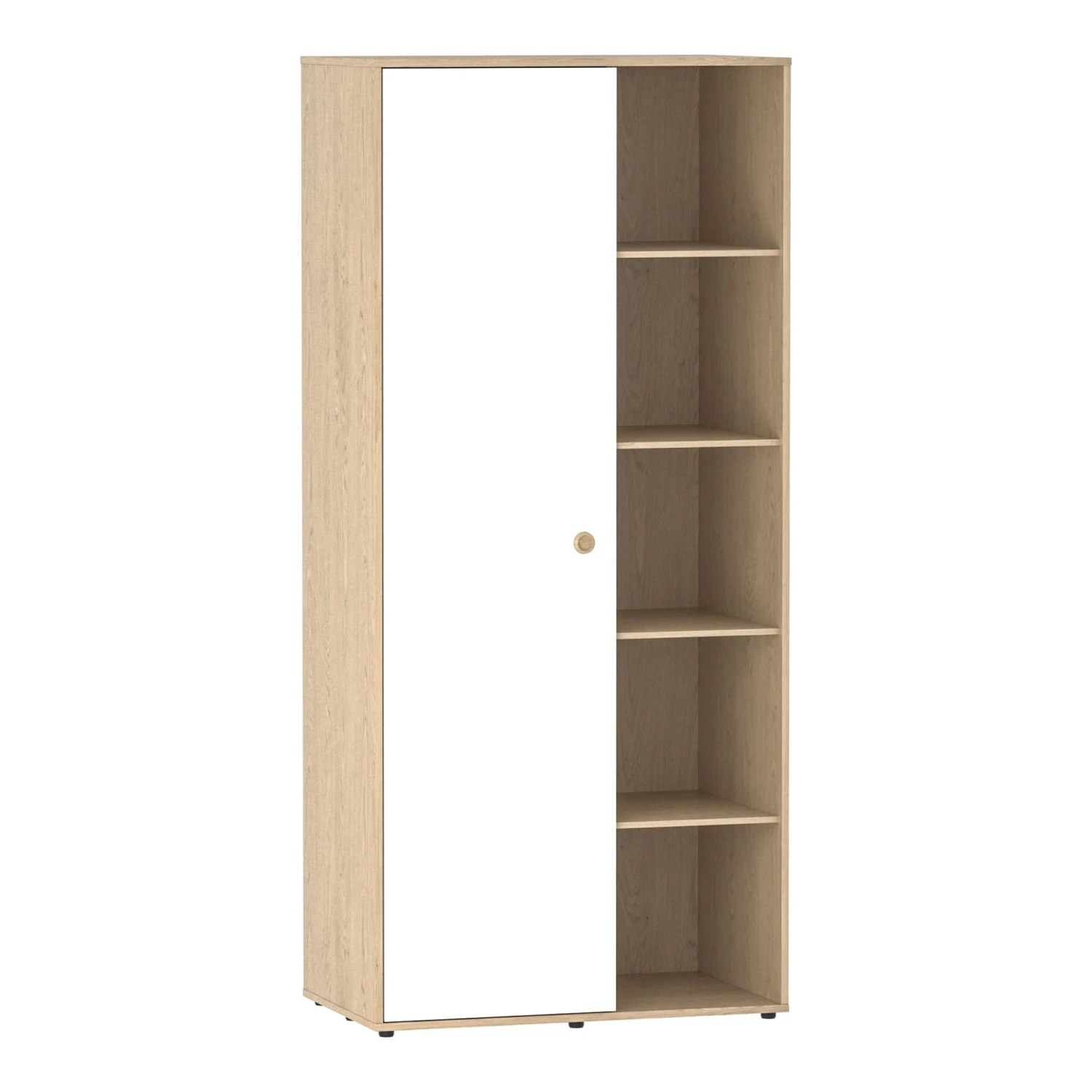 Neptune White & Oak 1 Door Wardrobe 3 Neptune White & Oak 1 Door Wardrobe