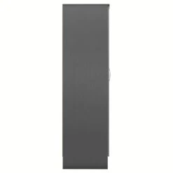 Nevada 3D Effect Grey Vanity 1 Door Wardrobe -Cheap Bed Store nevada 3d effect grey vanity 1 door wardrobe p80446 158115 zoom