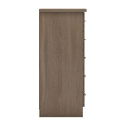 Nevada 5 Drawer Rustic Oak Effect Narrow Chest -Cheap Bed Store nevada 5 drawer rustic oak effect narrow chest p80303 157207 zoom