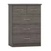 Nevada Black 3+2 Drawer Chest -Cheap Bed Store nevada black 3 2 drawer chest p76472 123049 zoom