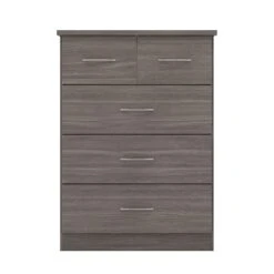 Nevada Black 3+2 Drawer Chest -Cheap Bed Store nevada black 3 2 drawer chest p76472 123051 zoom