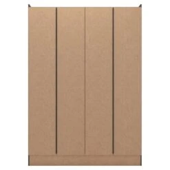 Nevada Black 4 Door 2 Drawer Mirrored Wardrobe -Cheap Bed Store nevada black 4 door 2 drawer mirrored wardrobe p76528 123491 zoom