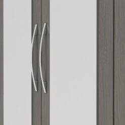 Nevada Black 4 Door 2 Drawer Mirrored Wardrobe -Cheap Bed Store nevada black 4 door 2 drawer mirrored wardrobe p76528 123492 zoom