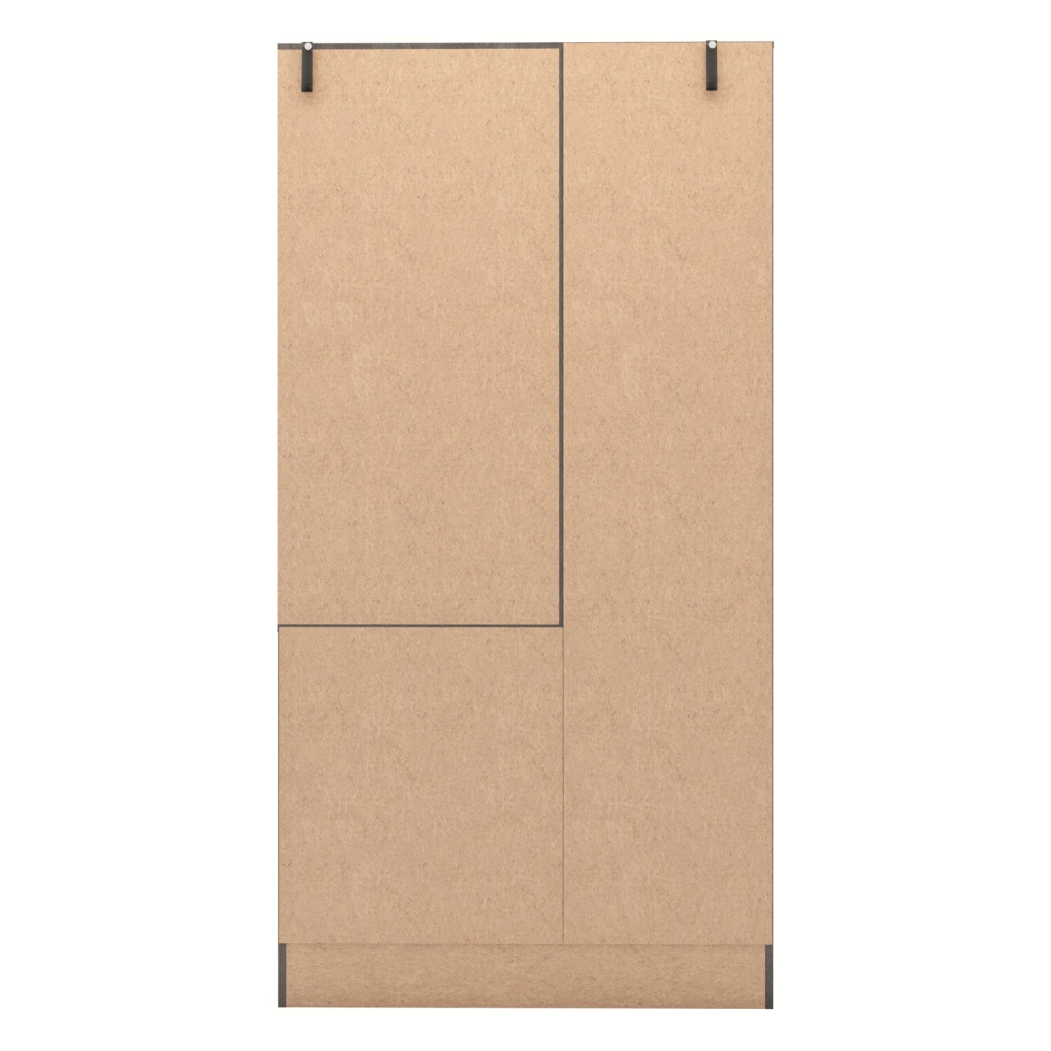 Nevada Black Wood Grain Vanity 1 Door Wardrobe 7 Nevada Black Wood Grain Vanity 1 Door Wardrobe - Image 5