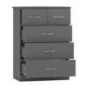 Nevada Grey 3+2 Drawer Chest -Cheap Bed Store nevada grey 3 2 drawer chest p76471 122990 zoom
