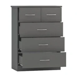Nevada Grey 3+2 Drawer Chest