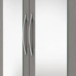 Nevada Grey 4 Door 2 Drawer Mirrored Wardrobe -Cheap Bed Store nevada grey 4 door 2 drawer mirrored wardrobe p76474 123063 zoom