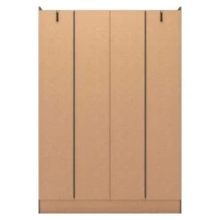 Nevada Grey 4 Door 2 Drawer Mirrored Wardrobe -Cheap Bed Store nevada grey 4 door 2 drawer mirrored wardrobe p76474 123065 zoom