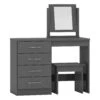 Nevada Grey 4 Drawer Dressing Table Set -Cheap Bed Store nevada grey 4 drawer dressing table set p76714 124448 zoom