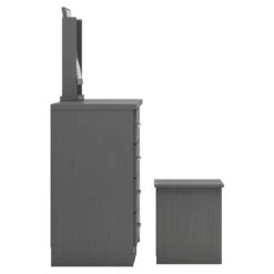 Nevada Grey 4 Drawer Dressing Table Set 13 Nevada Grey 4 Drawer Dressing Table Set -Cheap Bed Store nevada grey 4 drawer dressing table set p76714 124452 zoom