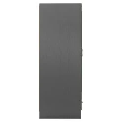 Nevada Mirrored 3D Effect Grey 2 Door 1 Drawer Wardrobe -Cheap Bed Store nevada mirrored 3d effect grey 2 door 1 drawer wardrobe p76709 124424 zoom