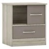 Nevada Oyster Gloss Sliding Door Bedside -Cheap Bed Store nevada oyster gloss sliding door bedside p76607 124204 zoom