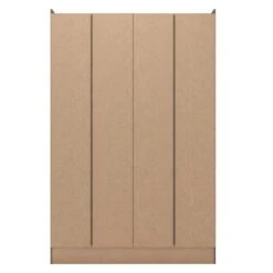 Nevada Rustic Oak 4 Door 2 Drawer Mirrored Wardrobe -Cheap Bed Store nevada rustic oak 4 door 2 drawer mirrored wardrobe p76529 123498 zoom