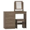 Nevada Rustic Oak 4 Drawer Dressing Table Set -Cheap Bed Store nevada rustic oak 4 drawer dressing table set p76717 124472 zoom