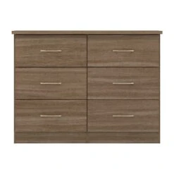 Nevada Rustic Oak 6 Drawer Chest -Cheap Bed Store nevada rustic oak 6 drawer chest p76783 125149 zoom