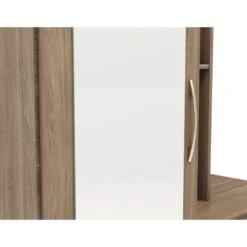 Nevada Rustic Oak Effect Mirrored Open Shelf Wardrobe 13 Nevada Rustic Oak Effect Mirrored Open Shelf Wardrobe -Cheap Bed Store nevada rustic oak effect mirrored open shelf wardrobe p80429 158049 zoom