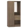 Nevada Rustic Oak Effect Vanity 1 Door Wardrobe 2 Nevada Rustic Oak Effect Vanity 1 Door Wardrobe -Cheap Bed Store nevada rustic oak effect vanity 1 door wardrobe p80422 158005 zoom