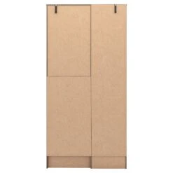 Nevada Rustic Oak Effect Vanity 1 Door Wardrobe -Cheap Bed Store nevada rustic oak effect vanity 1 door wardrobe p80422 158010 zoom