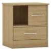 Nevada Sonoma Oak Effect Sliding Door Bedside -Cheap Bed Store nevada sonoma oak effect sliding door bedside p76609 124213 zoom