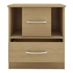 Nevada Sonoma Oak Effect Sliding Door Bedside 11 Nevada Sonoma Oak Effect Sliding Door Bedside -Cheap Bed Store nevada sonoma oak effect sliding door bedside p76609 124215 zoom