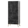 Nordic 2 Door 2 Drawer Wardrobe -Cheap Bed Store nordic 2 door 2 drawer wardrobe p76582 124049 zoom