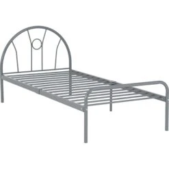 Nova Silver Metal Bed -Cheap Bed Store nova silver metal bed p69858 119291 zoom
