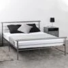 Orion Silver Metal Bed -Cheap Bed Store orion silver metal bed p69625 105368 zoom