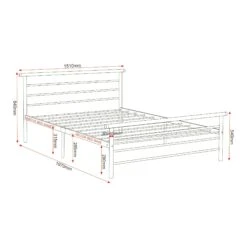 Orion Silver Metal Bed -Cheap Bed Store orion silver metal bed p69625 107408 zoom