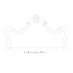 Ornate French Style White Bed -Cheap Bed Store ornate french style white bed p71800 108819 zoom