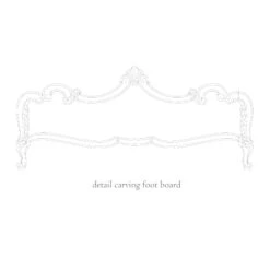 Ornate French Style White Bed -Cheap Bed Store ornate french style white bed p71800 108820 zoom