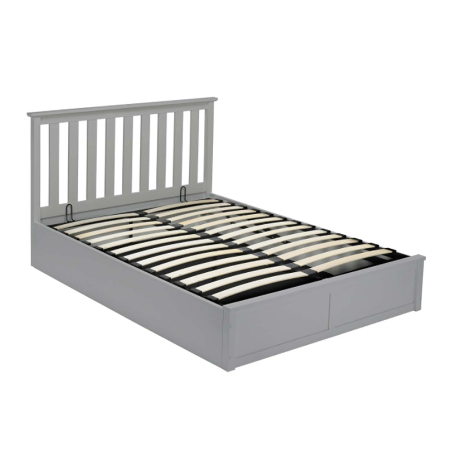 Oxford Grey Ottoman Bed 4 Oxford Grey Ottoman Bed - Image 2