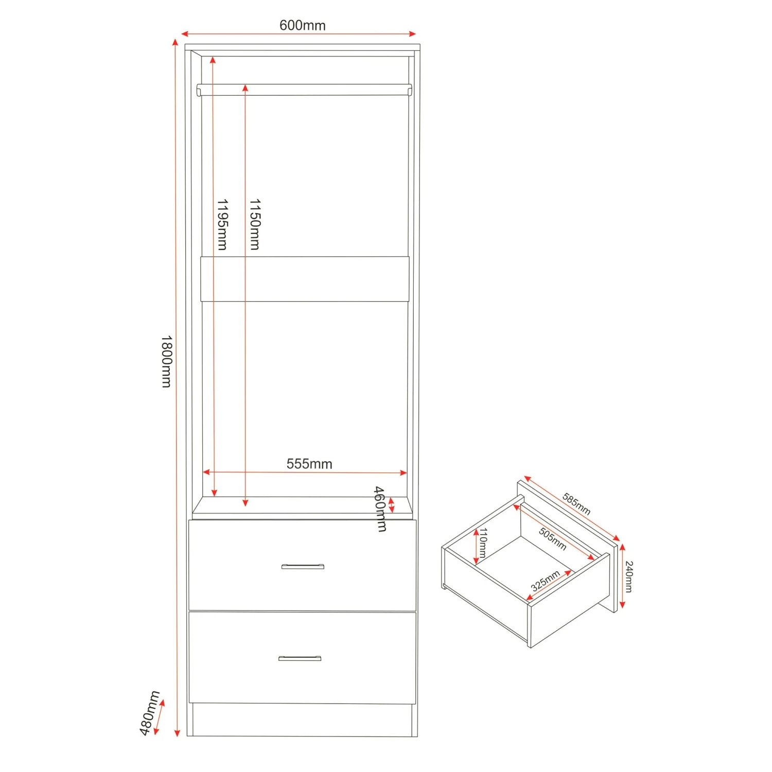 Polar Bedroom Set - Beech 7 Polar Bedroom Set - Beech - Image 5